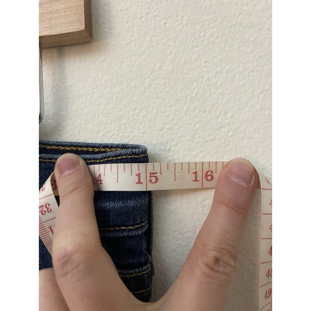 VERONICA BEARD Carolyn 10" Baby Boot Dark Vintage Patch Pocket Kick Flare Jean27 - Picture 11 of 14